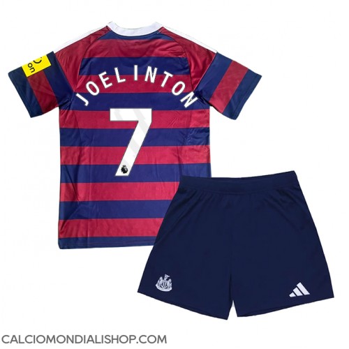 Maglie da calcio Newcastle United Joelinton #7 Seconda Maglia Bambino 2024-25 Manica Corta (+ Pantaloni corti)